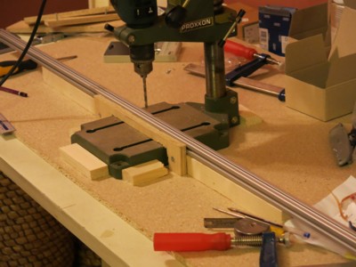 jig to drill holes in frame