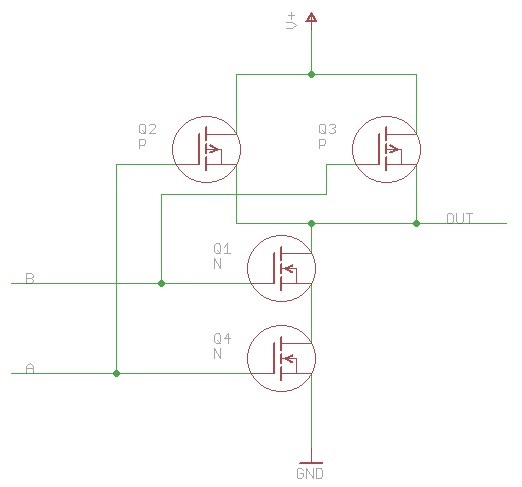 cmos nand gate