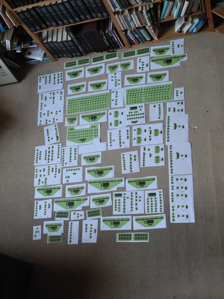 first candidate layout for megaprocessor