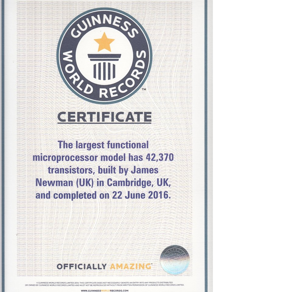 guinness world record certificate