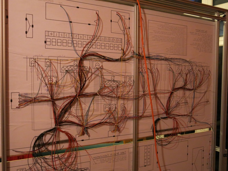 reverse of mega processor state machine showing wiring