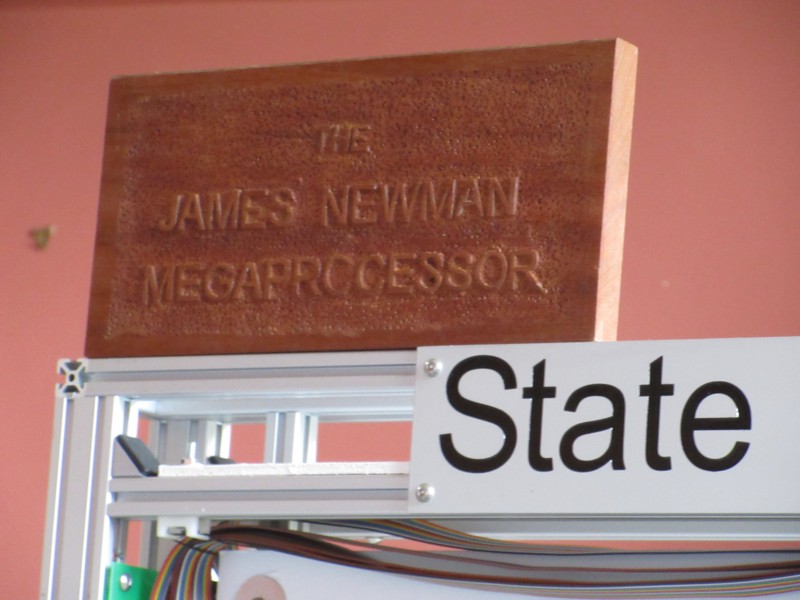plaque for megaprocessor